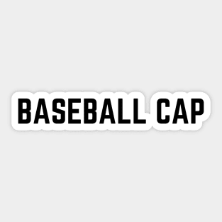 Basic Baseball Cap Sticker